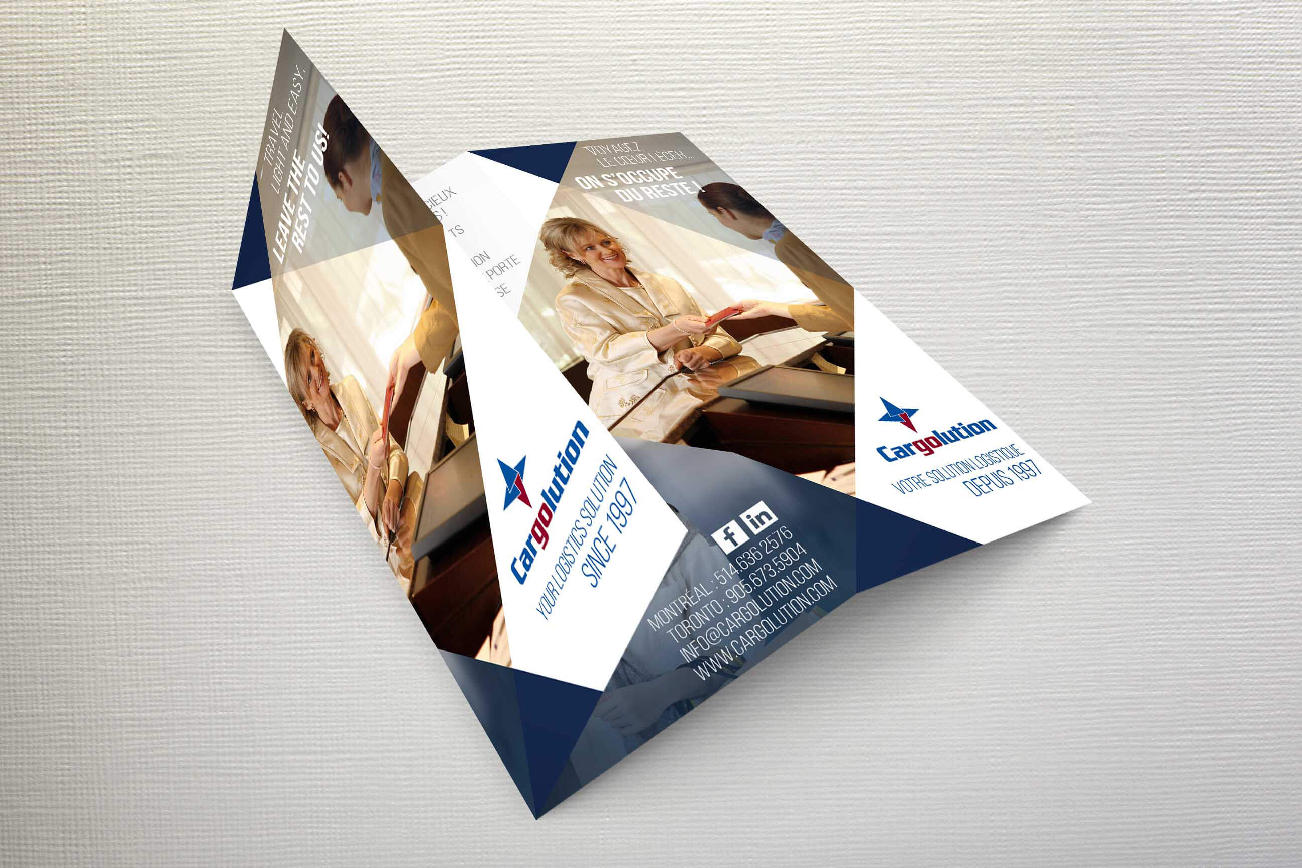 z-fold Leaflet design